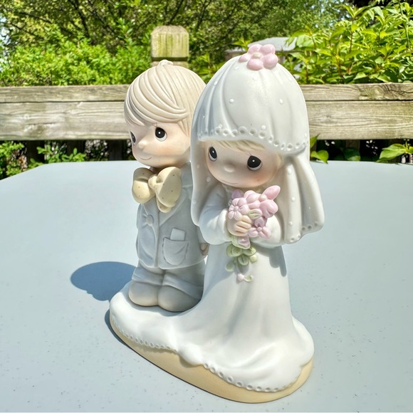 Precious Moments “The Lord Bless You and Keep You” Vintage 1979 Jonathan & David - Picture 5 of 8